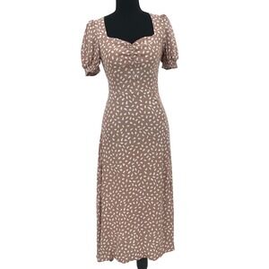 knee length dresses for ladies Lisbeth Midi Dress - Blue Floral main image 0